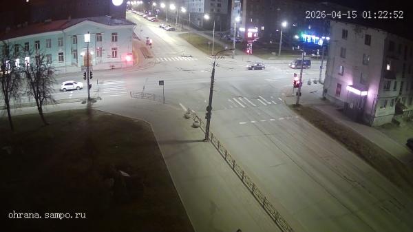 Перекрёсток ул Мерецкова и пр. Александра Невского