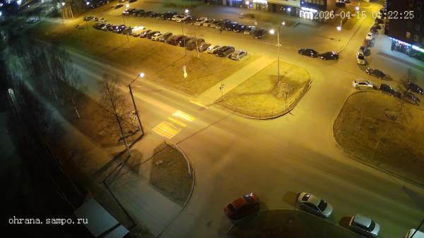 Камера пешеходный переход в районе Попова 12 и ЖК Каскад