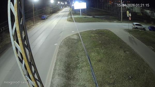 Перекресток ул. Репникова и ул. Сегежская